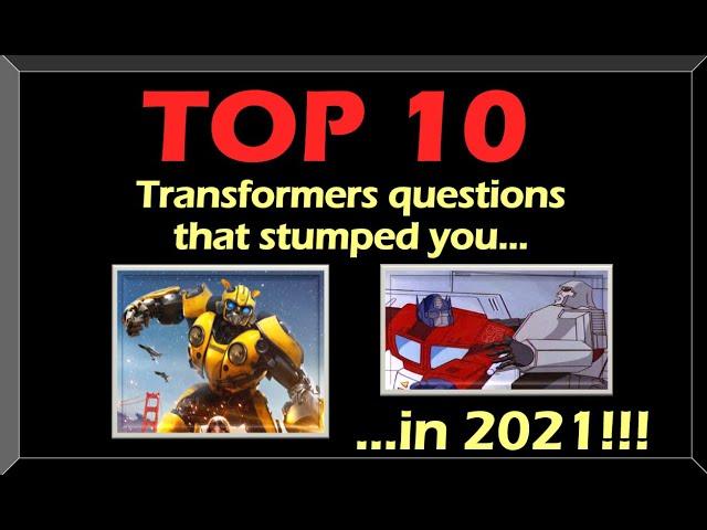 The Ultimate Transformers Quiz!  [Top 10 ]  #Transformers #Bumblebee #ReturnofOptimusPrime