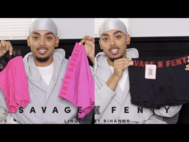 SAVAGE X FENTY MEN: SAVAGE X FENTY SHOPPING HAUL | RATING MY $600 LINGERIE #rihanna  | IAM DEECOMBS