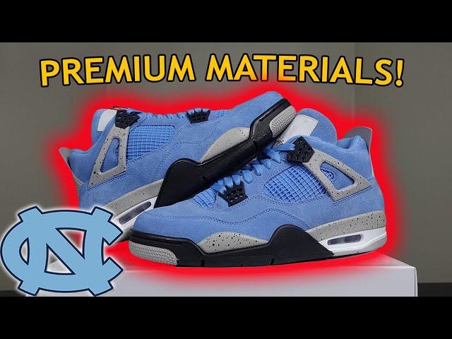 FINALLY Some PREMIUM Materials! Air Jordan 4 University Blue In Depth Review & Legit Checking