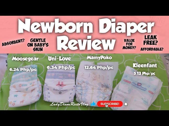 Newborn Diaper Review | Kleenfant | Uni-Love | Moosegear | MamyPoko | Best Newborn Diaper