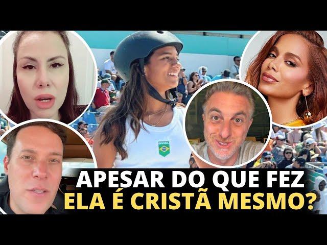 Atleta Rayssa Leal ignora cristãos e reposta apoio que recebeu de Anitta, Luciano Huck e Ludmilla