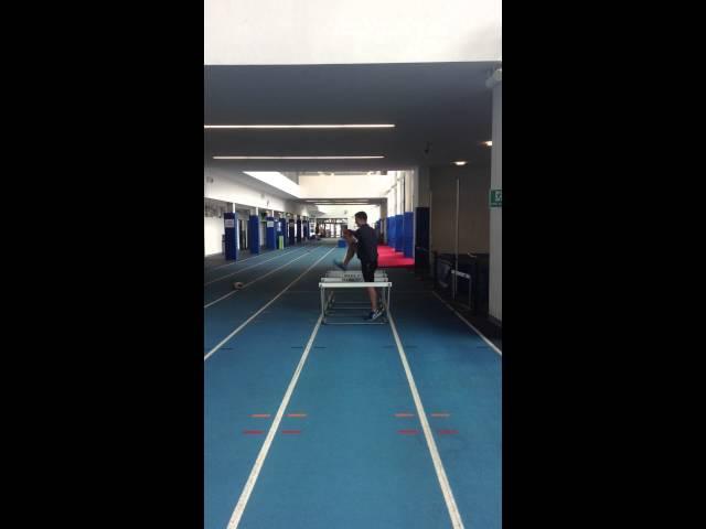 Hurdle Mobility   Medball Side