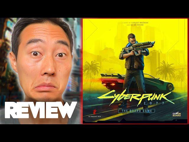 Cyberpunk 2077 - The Board Game DEMO Review — Feels like an arcade game!