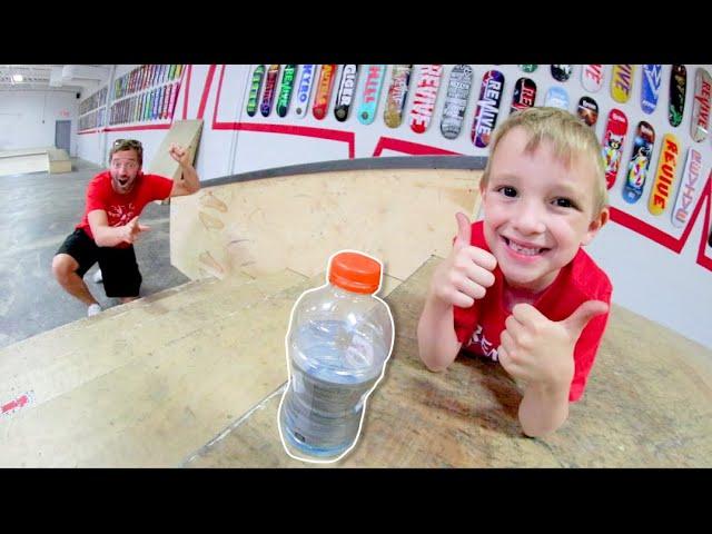 Father VS Son GAME OF BOTTLE FLIP!