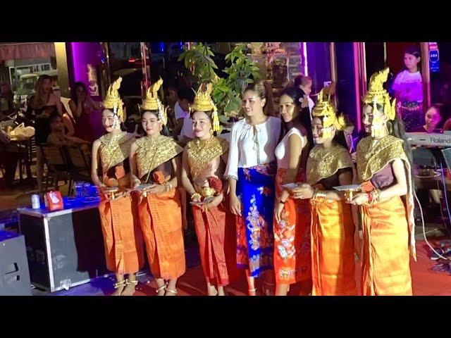 Cambodian New Year 2023 With Khmer Culture Traditional Performance | Phnom Penh Tourist Street