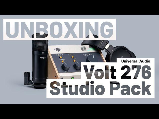 [UNBOXING] Universal Audio VOLT 276 Studio Pack