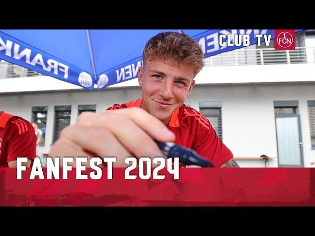 "Danke für die Energie, die ihr uns gebt!"  | Fanfest 2024 | 1. FC Nürnberg