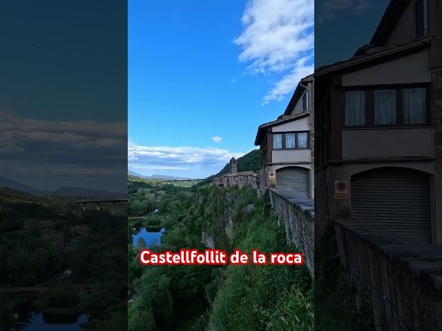 Castellfollit de la roca #spagna #paese