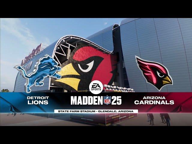 Lions vs Cardinals Week 3 Simulation (Madden 25 PS5)