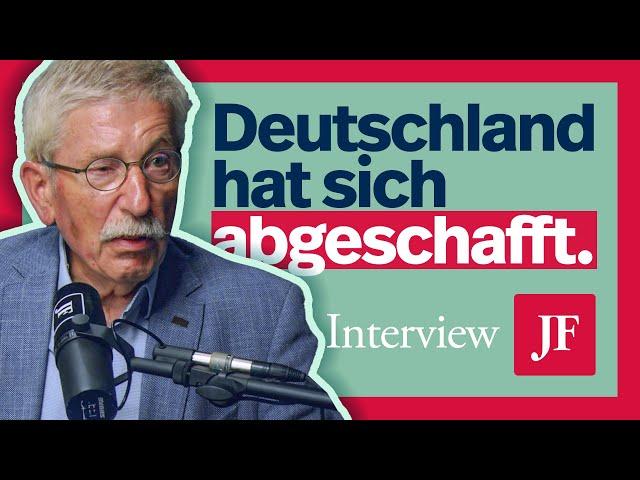 »Schlimmer, als ich es vorausgesagt habe« | Thilo Sarrazin im Interview