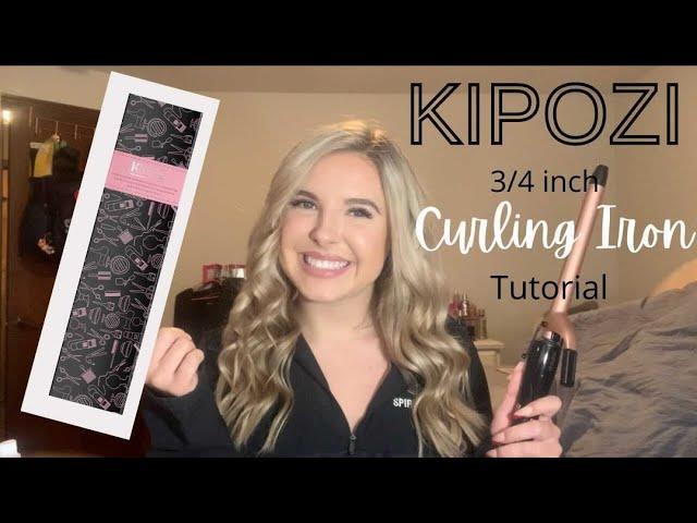 Hair Tutorial: Kipozi 3/4 inch Curling Iron Tutorial