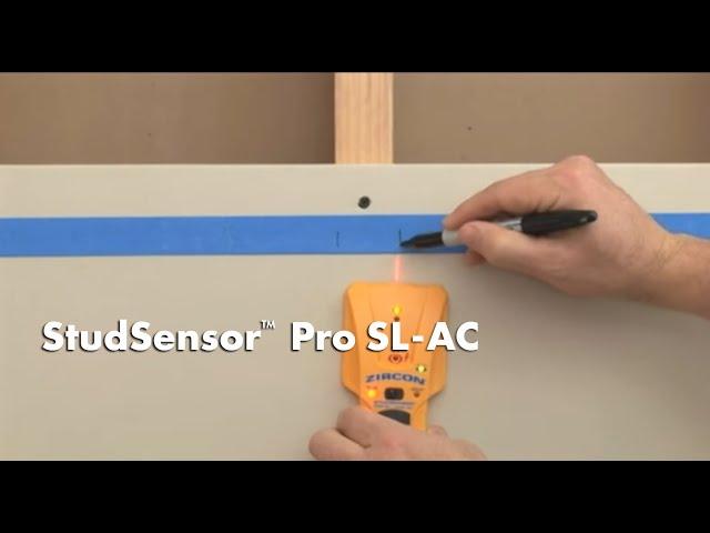 How to Use a Zircon StudSensor Pro SL-AC Stud Finder to Find Wall Studs