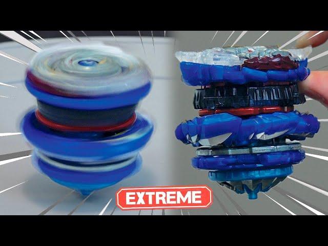 BIGGEST, THICKEST, HEAVIEST Beyblade Combo! | Triple Dragon Stack | Epic Illegal Beyblade Burst Mod