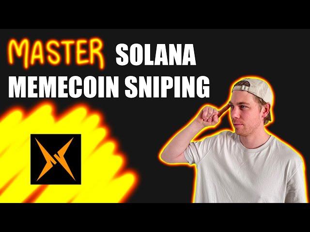 HOW TO SNIPE MEMECOINS ON SOLANA | FASTEST BOT ON SOL