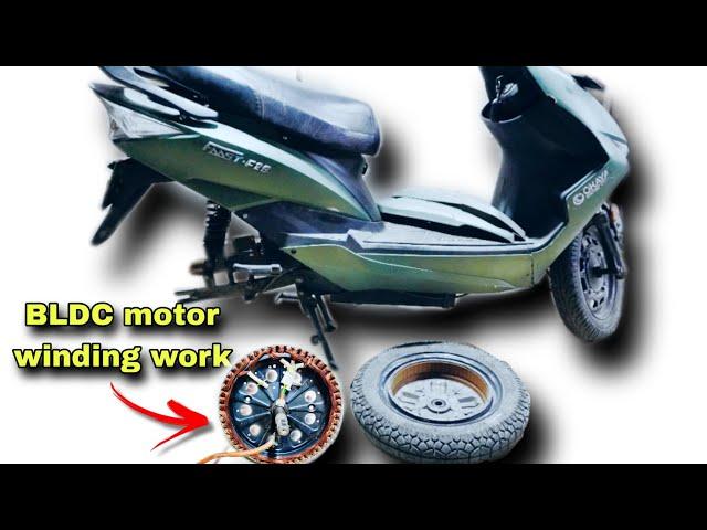 OKAYA  Electric Scooter BLDC motor winding problem review video