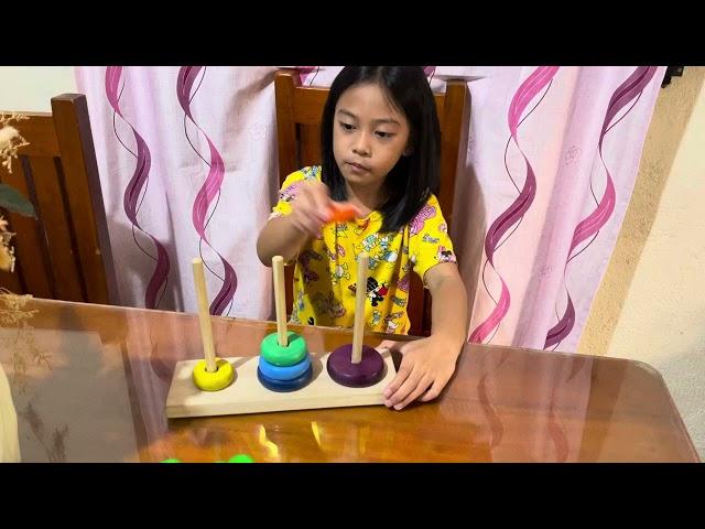 Tower of Hanoi 6 disks tutorial. Fastest record. Champion. Winner. Elementary category. Grade 3 UCES