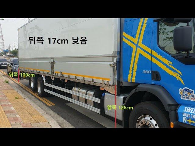 23년 볼보 FE350 단점 (앞타이어 315 증톤) 문제점 (VOLVO FE350)