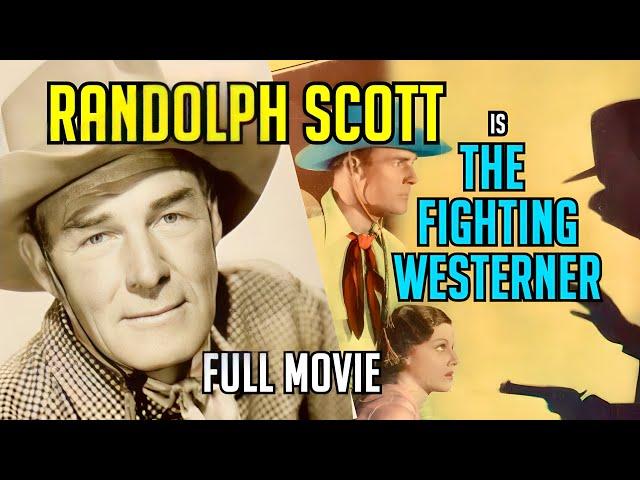 Randolph Scott is THE FIGHTING WESTERNER with Ann Sheridan in Classic Western Mystery! Full Movie!