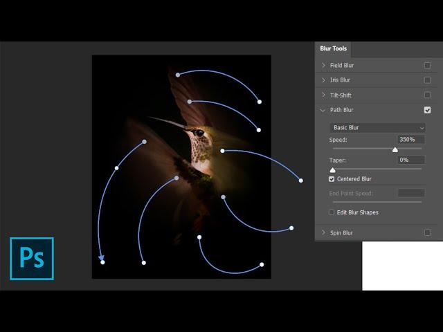 Basics of Path Blur Filter | Adobe Photoshop