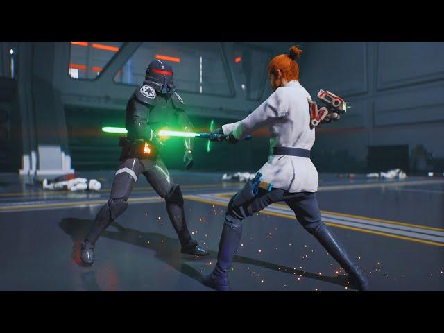 Star Wars Jedi: Survivor Aggressive Combat Gameplay (Embrace The Dark Side)