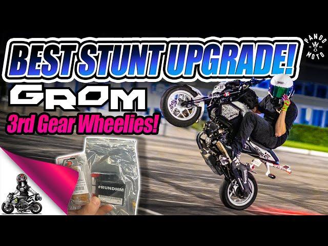 Best Honda Grom Stunt Mod | DHM ECU and TB Cam