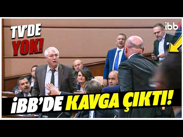 İBB'de AKP ve CHP Arasında Yumruk Yumruğa Şok Kavga! TV'de Yok!