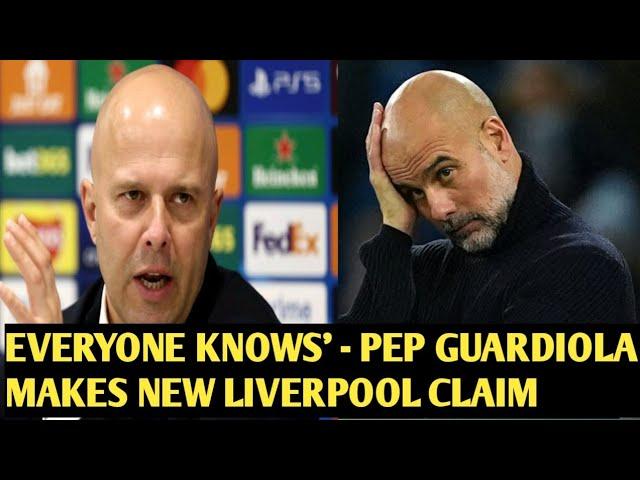 Everyone knows' - Pep Guardiola makes new Liverpool claim immediately after Man City's latest loss