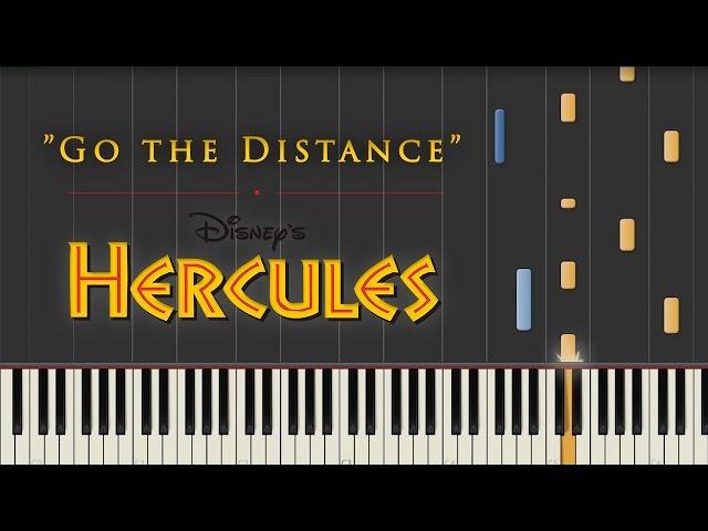 Hercules - "Go the Distance" | Synthesia Piano Tutorial