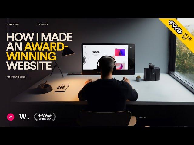 How to make an Award Winning Portfolio Website - Process Breakdown