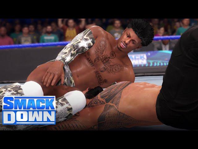 WWE 2K22 - TREYBAILE VS ROMAN REIGNS | NON TITLE MATCH [SMACKDOWN]