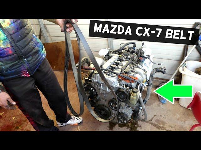 MAZDA CX-7 2.3 SERPENTINE BELT REPLACEMENT SERPENTINE BELT DIAGRAM CX7