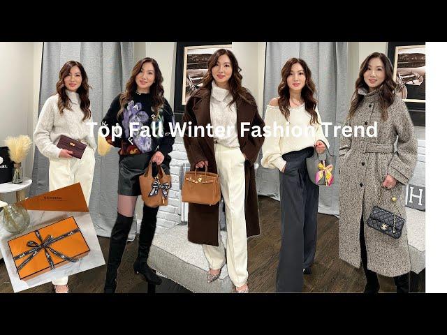 Hermes Kelly unboxing l Kelly Togo|Chanel Bag w. Top Favorite Fall Winter Fashion Trends 2024 / 2025