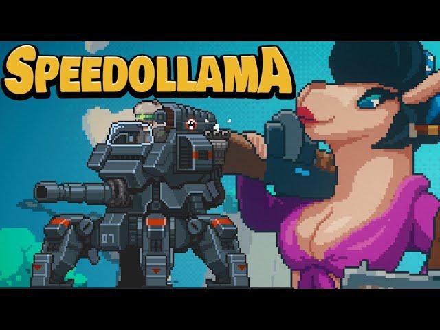 Speedollama - A Fast Platform Shooter Bursting With Quirky Humor And Vibrant Pixelated Carnage