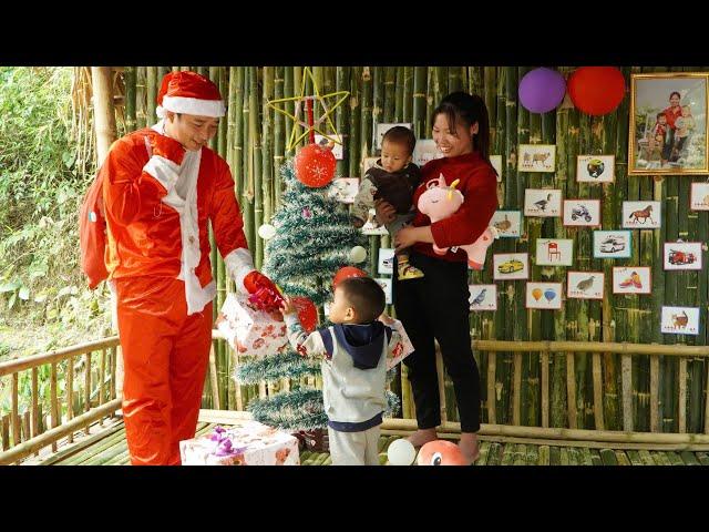 The policeman made a surprise for Ngoan, together we had a warm Christmas/ ly Thi Ngoan TV