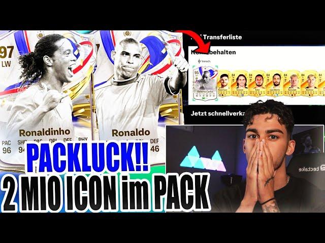 2 MIO ICON im PACK!! 6x NEUE ICONS & HEROES GEZOGEN!! KRANKE ICON EVO EA FC 24