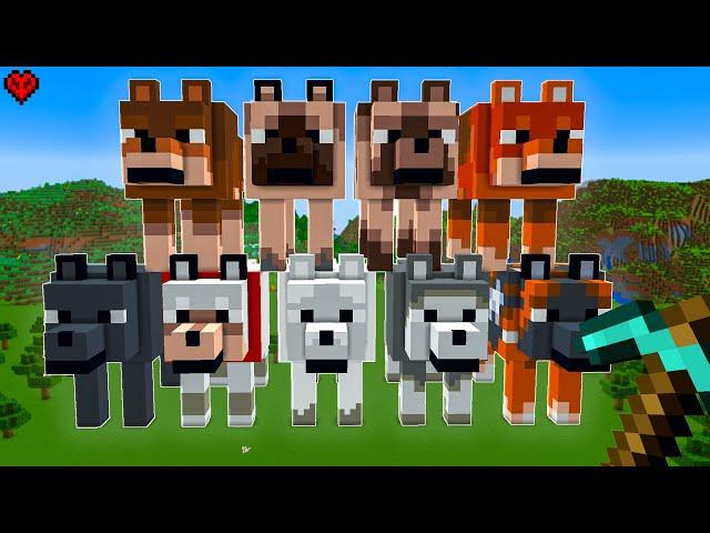 I Built Every Hecking Dog in Minecraft