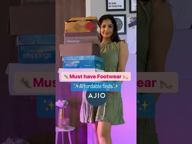 Must have Footwear|Ajio Footwear Haul |Starting @₹539 #ajio #haul #youtubeshorts #shorts #fyp #a