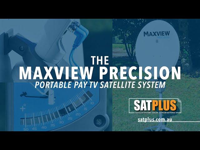 MAXVIEW PRECISION PORTABLE PAY TV SATELLITE SYSTEM FOR FOXTEL