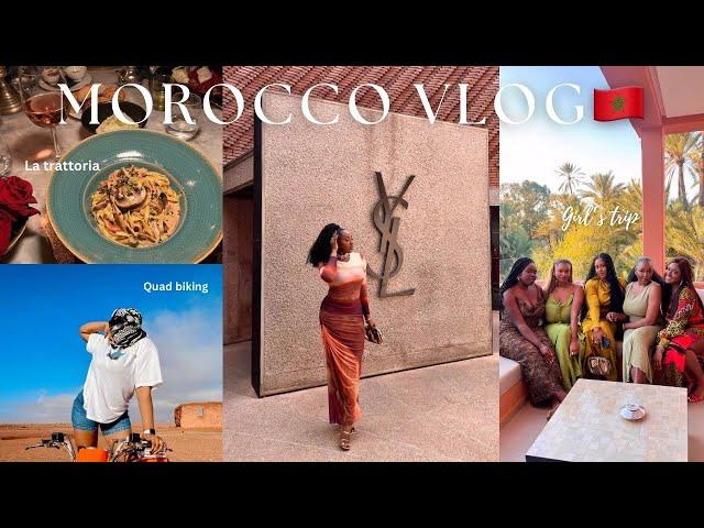 MOROCCO VLOG    6 DAYS IN MARRAKECH | Travel guide + fun things to do in Marrakesh + Girls trip..