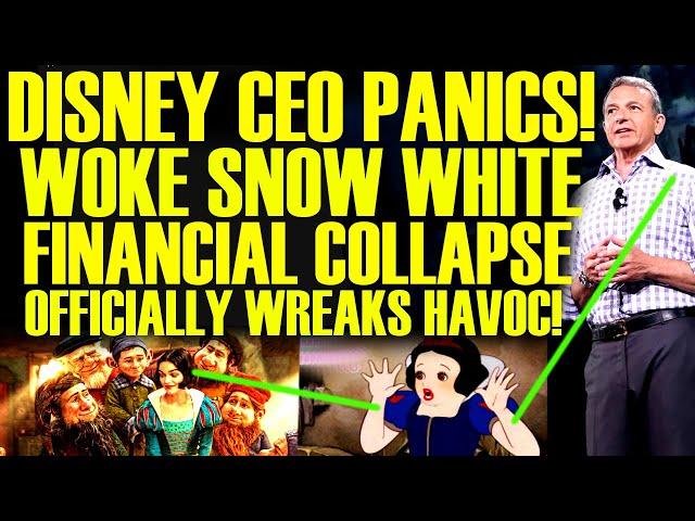 IT'S OFFICIAL! WOKE SNOW WHITE FINANCIAL COLLAPSE IS HAPPENING AS DISNEY CEO DOES DAMAGE CONTROL!