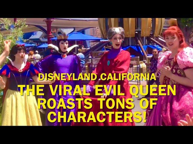 NEW: The Viral Evil Queen Savagely ROASTS Other Characters at Disneyland! 2023 #disney