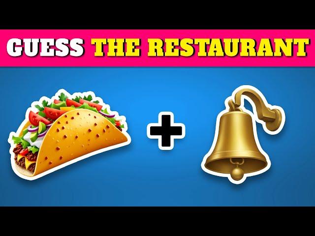 Guess the Fast Food Restaurant by Emoji | Quiz Rainbow