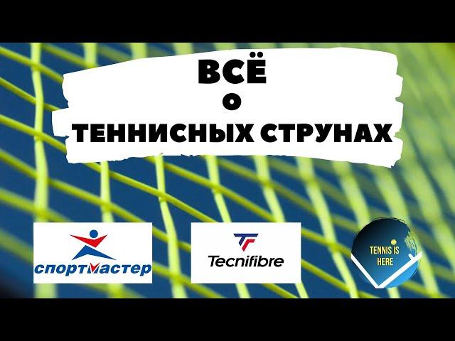 Все о теннисных струнах