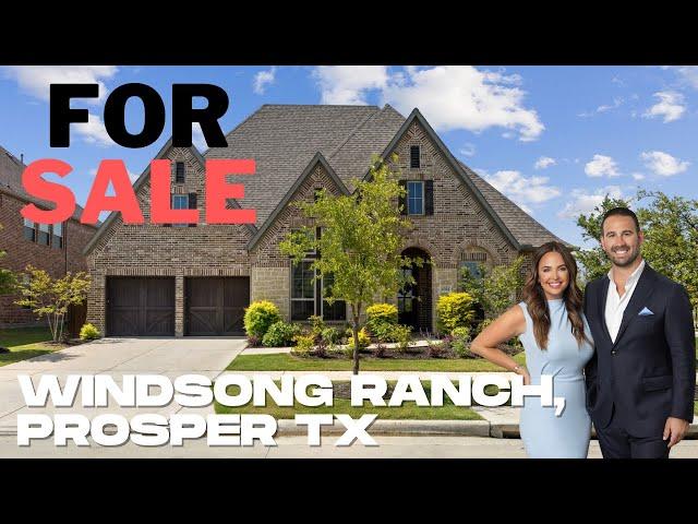 WINDSONG RANCH  PROSPER TX HOME FOR SALE | 4 BEDS | 4 BATH | 3465 SF | 0.26 ACRE LOT