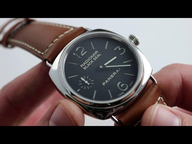 Panerai Radiomir Black Seal PAM 183 H-Series Watch Review
