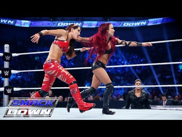 Nikki Bella & Brie Bella  vs. Naomi & Sasha Banks: SmackDown, July 23, 2015