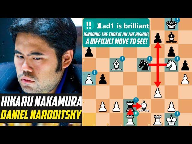 Hikaru Nakamura *CRUSHED* Daniel Naroditsky with Brilliant Rook Sacrifice - PRO League 2019