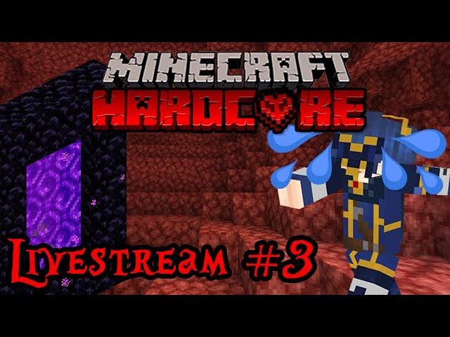  Minecraft Hardcore but I almost die looking for Netherite!