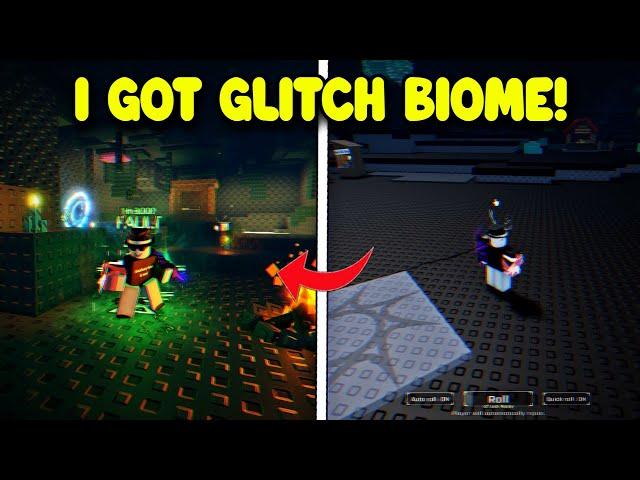 I FINALLY Got GLITCH BIOME In My Own Private Server In Roblox Sol's RNG!