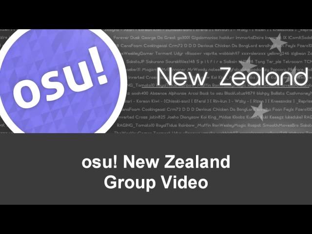 osu! New Zealand Players' Group Compilation